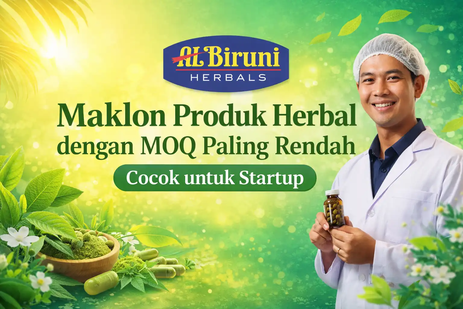 Maklon Produk Herbal dengan MOQ Paling Rendah: Cocok untuk Startup.